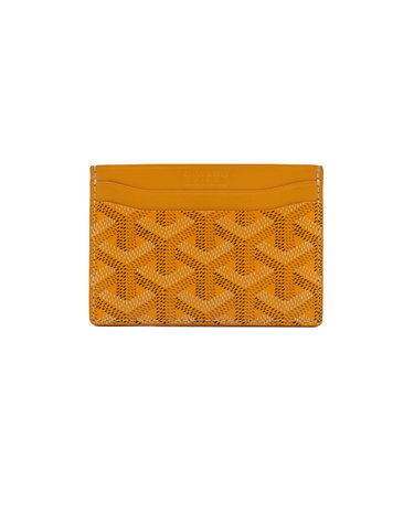 [중고명품] GOYARD(고야드) SAINT SULPICE 생쉴피스 옐로우 카드지갑aa68092