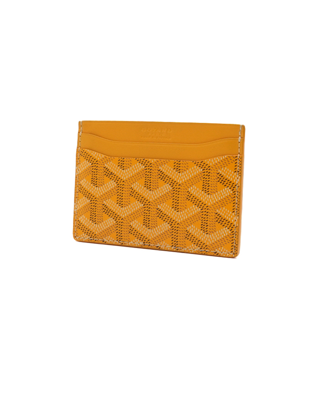 로에베 [중고명품] [중고명품] GOYARD(고야드) SAINT SULPICE 생쉴피스 옐로우 카드지갑aa68092 착용컷