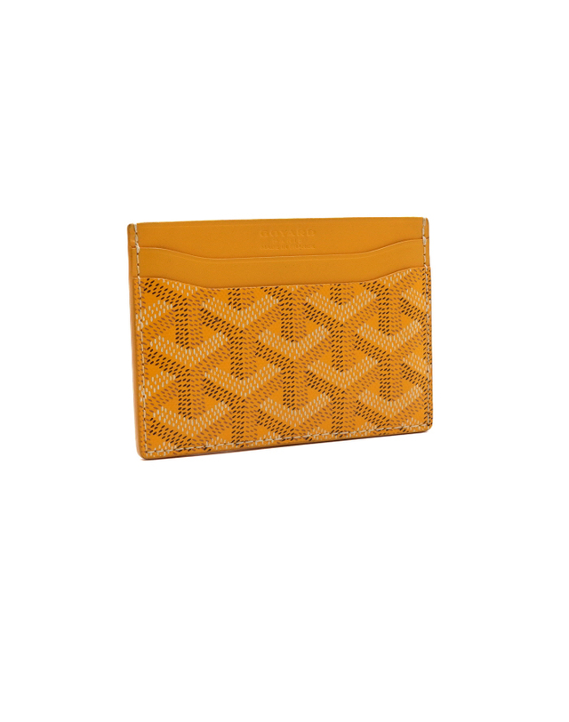 로에베 [중고명품] [중고명품] GOYARD(고야드) SAINT SULPICE 생쉴피스 옐로우 카드지갑aa68092 착용컷