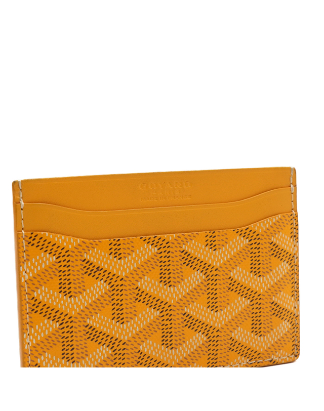 로에베 [중고명품] [중고명품] GOYARD(고야드) SAINT SULPICE 생쉴피스 옐로우 카드지갑aa68092 착용컷