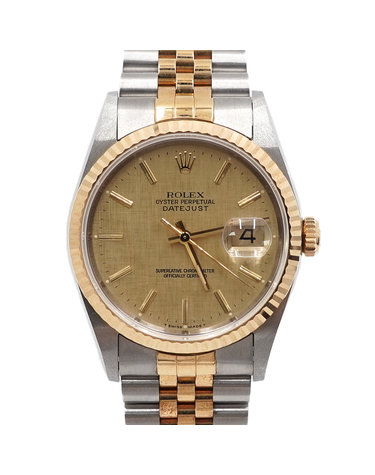 [중고명품] 롤렉스 16233 18K골드콤비 데이저스트 보카시판 다이얼 36mm 남성 시계aa59135