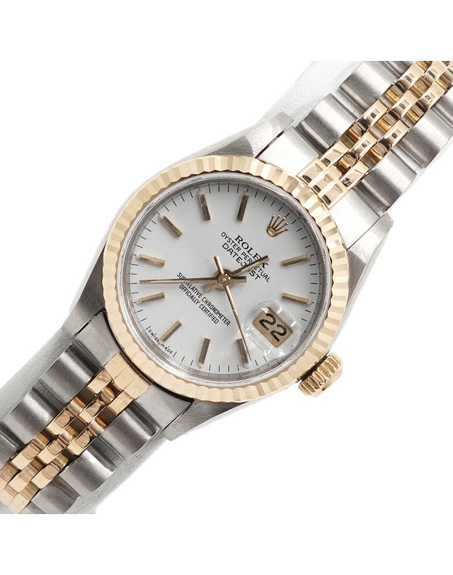 롤렉스 [중고명품] [중고명품] Rolex(롤렉스) 69173 18K골드콤비 레이디 데이저스트 26MM 오토매틱 여성 시계aa61139 착용컷