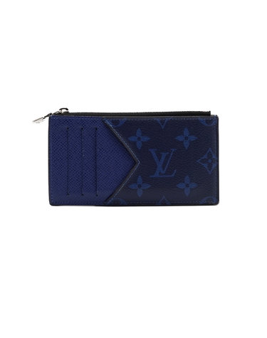 [중고명품] Louis Vuitton(루이비통) M30270 타이가라마 코발트 코인 남성 카드지갑aa65782