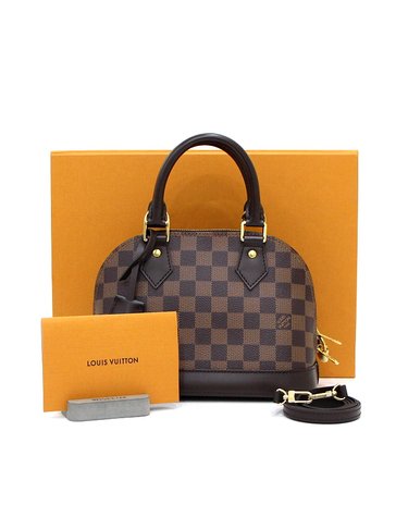 [중고명품] Louis Vuitton(루이비통) N41221 다미에 알마BB 토트백 겸 숄더백 크로스백aa68124