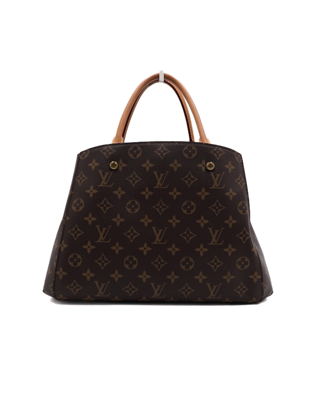 루이비통 [중고명품] [중고명품] Louis Vuitton(루이비통) M41056 모노그램 몽테뉴MM 토트백 겸 숄더백aa64402 착용컷