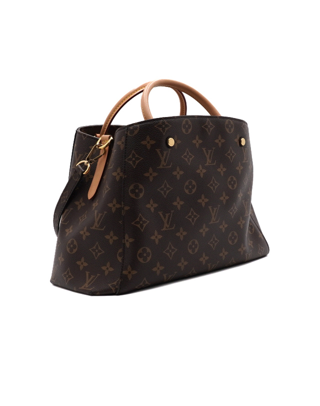 루이비통 [중고명품] [중고명품] Louis Vuitton(루이비통) M41056 모노그램 몽테뉴MM 토트백 겸 숄더백aa64484 착용컷