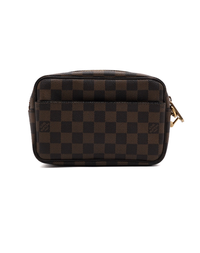 루이비통 [중고명품] [중고명품] Louis Vuitton(루이비통) N61739 다미에 캔버스 마카오 남성 스트랩 파우치 클러치백aa65051 착용컷