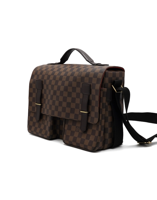 루이비통 [중고명품] [중고명품] Louis Vuitton(루이비통) N42270 다미에 에벤 캔버스 브로드웨이 남성 크로스백aa65215 착용컷