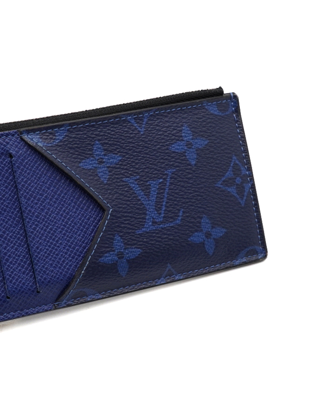 루이비통 [중고명품] [중고명품] Louis Vuitton(루이비통) M30270 타이가라마 코발트 코인 남성 카드지갑aa65782 착용컷