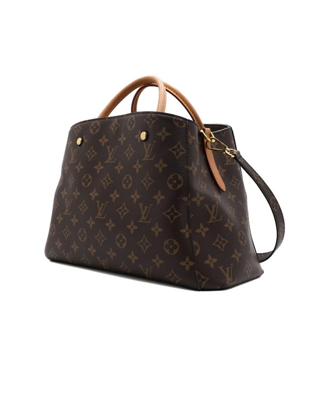 루이비통 [중고명품] [중고명품] Louis Vuitton(루이비통) M41056 모노그램 몽테뉴MM 토트백 겸 숄더백aa67922 착용컷