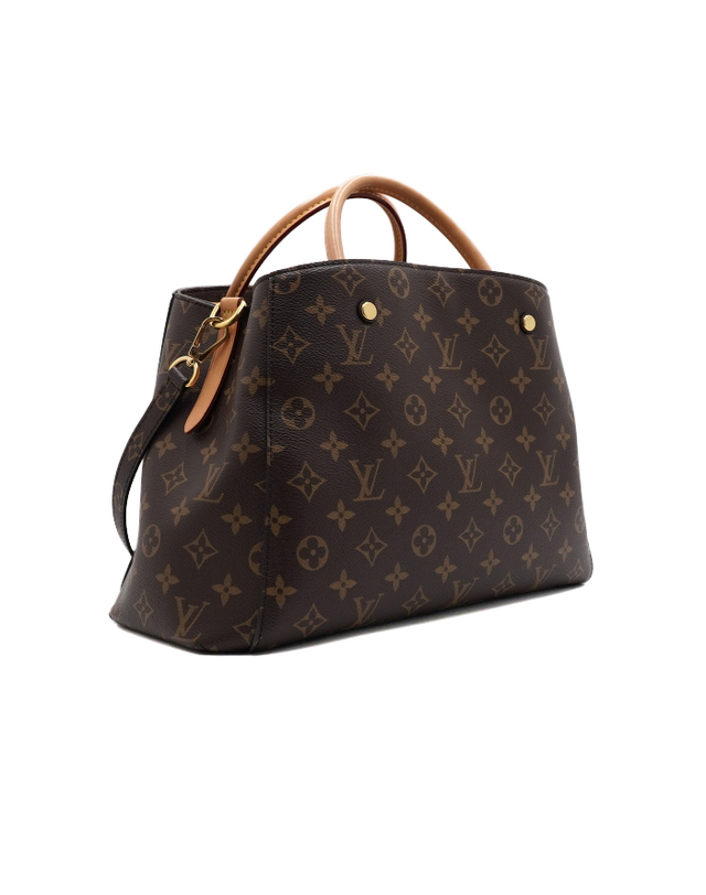 루이비통 [중고명품] [중고명품] Louis Vuitton(루이비통) M41056 모노그램 몽테뉴MM 토트백 겸 숄더백aa67922 착용컷