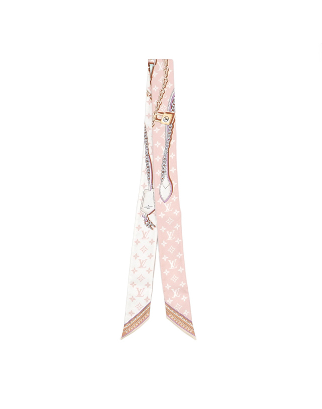 루이비통 [중고명품] [중고명품] Louis Vuitton(루이비통) M78819 얼티밋 모노그램 BB 방도 트윌리 스카프aa68371 착용컷