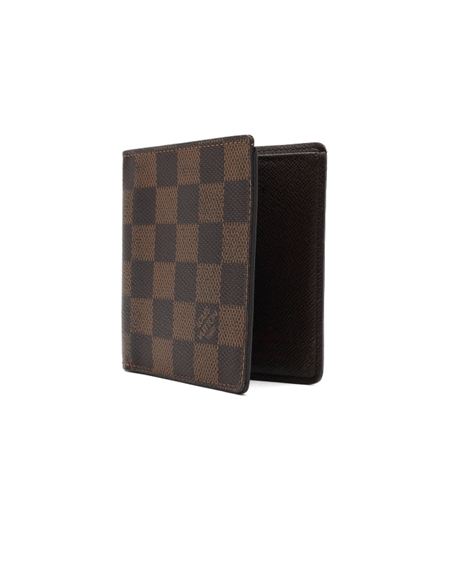 루이비통 [중고명품] [중고명품] Louis Vuitton(루이비통) N61666 다미에 에벤 캔버스 6크레딧 남성 반지갑aa68417 착용컷