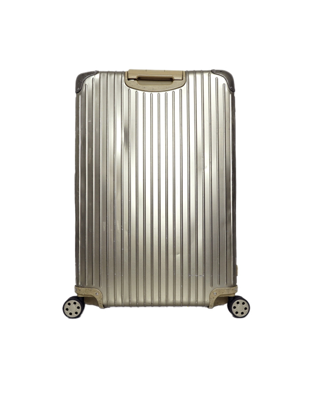 리모와 [중고명품] RIMOWA(리모와) 924.77.03.5 토파즈 티타늄 전자태그 체크인 라지 98L 트렁크 캐리어 여행용 가방aa68362 착용컷