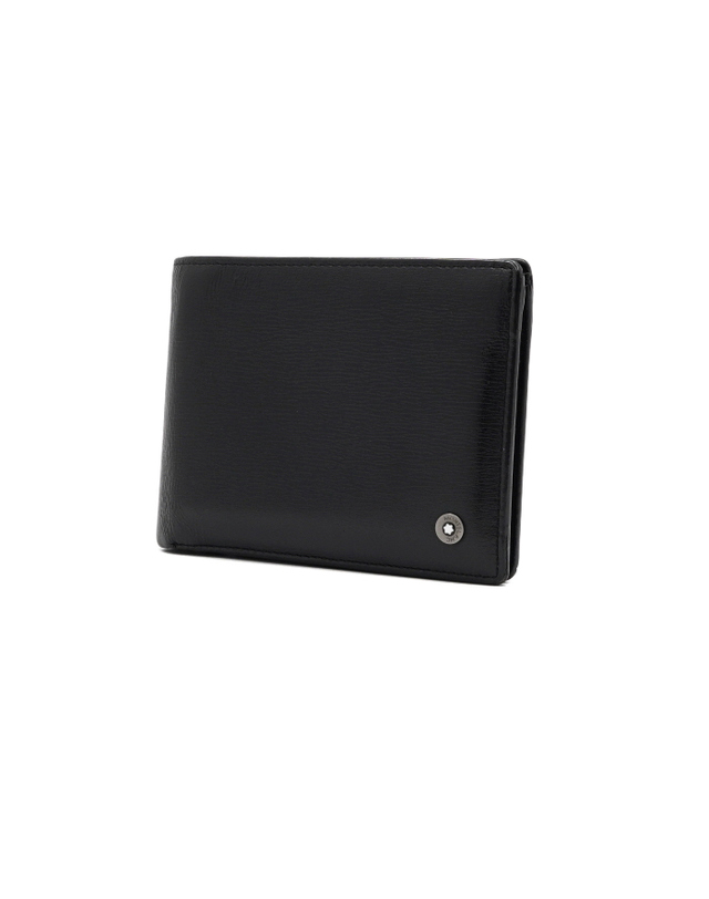몽블랑 [중고명품] [중고명품] Montblanc(몽블랑) 38036 블랙 레더 웨스트사이드 반지갑aa67896 착용컷