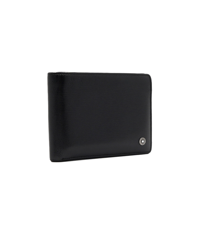 몽블랑 [중고명품] [중고명품] Montblanc(몽블랑) 38036 블랙 레더 웨스트사이드 반지갑aa67896 착용컷