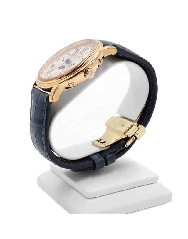 바쉐론 콘스탄틴 [중고명품] [중고명품] FREDERIQUE CONSTANT(프레드릭콘스탄트) FC-270X4P4 문페이즈 비즈니스 타이머 쿼츠 가죽밴드 남성 시계aa67616 착용컷