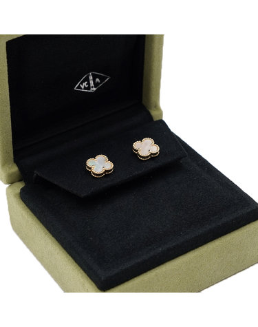 [중고명품] VANCLEEF&ARPELS(반클리프아펠) VCARA44800 18K옐로우골드 스위트 알함브라 이어링(귀걸이)aa67636