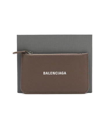 [중고명품] Balenciaga(발렌시아가) 594214 밍크그레이 캐시 동전 지퍼 카드케이스 카드지갑aa65618