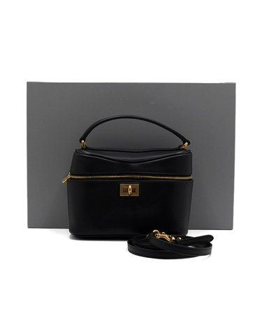 [중고명품] Balenciaga(발렌시아가) 845594 블랙 카프스킨 로데오 베니티 토트백 겸 크로스백aa66712