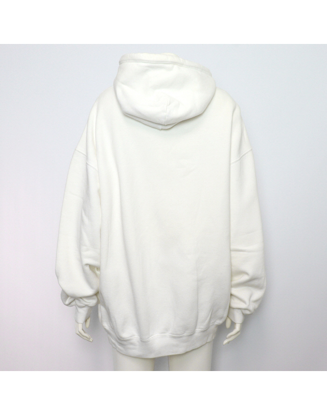 발렌시아가 [중고명품] [중고명품] Balenciaga(발렌시아가) 578135 화이트 코튼 PARIS 파리스 플래그 자수 남여공용 후드티셔츠aa65881 착용컷