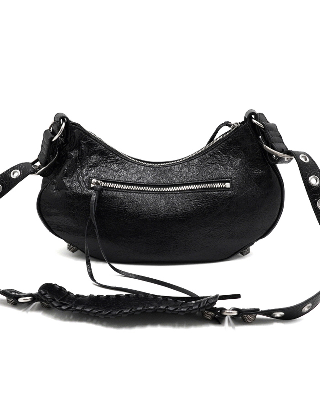 발렌시아가 [중고명품] [중고명품] Balenciaga(발렌시아가) 671307 블랙 아레나 램스킨 LE CAGOLE 르카골 S 스몰 여성 숄더백 겸 크로스백aa68231 착용컷