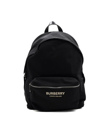 [중고명품] Burberry(버버리) 8063495 블랙 로고 프린트 나일론 남성 백팩aa67680
