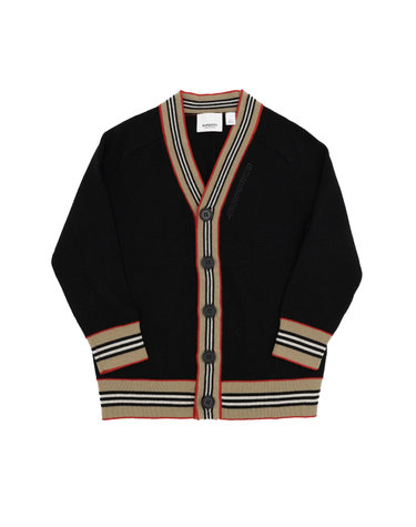 [중고명품] Burberry(버버리) 8047613 스트라이프 트리밍 남여공용 키즈 주니어 가디건aa51969