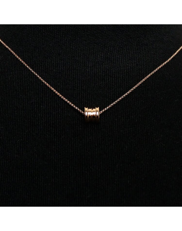 [중고명품] Bvlgari(불가리) 357255 18K로즈골드(핑크골드) 비제로원 네크리스 펜던트 목걸이aa68293