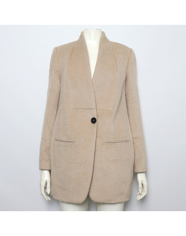 [중고명품] BRUNELLO CUCINELLI(브루넬로쿠치넬리) MA5112485 핑크 LAMA 라마 캐시미어 코트 여성 자켓aa67646