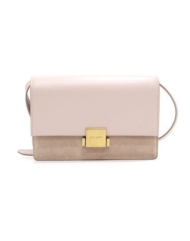 [중고명품] SAINT LAURENT(생로랑) 482044 핑크 레더 벨샤스 미듐 사첼 숄더백 겸 크로스백aa64985