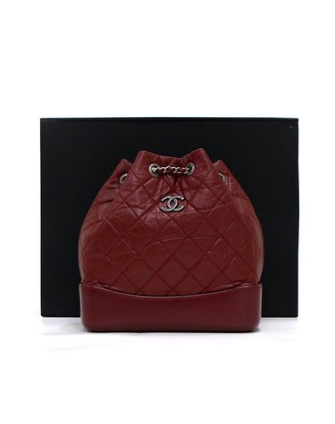 [중고명품] Chanel(샤넬) A94485 레드 카프스킨 가브리엘 스몰 백팩aa68310