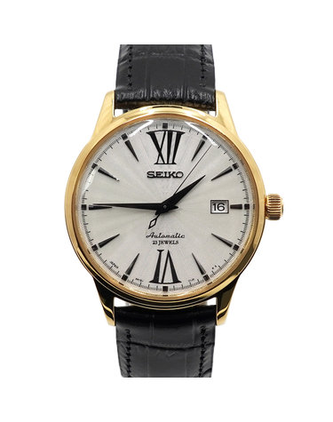 [중고명품] SEIKO(세이코) 6R15-01T0 사브 시리즈 40MM 오토매틱 가죽밴드 남성 시계aa68475