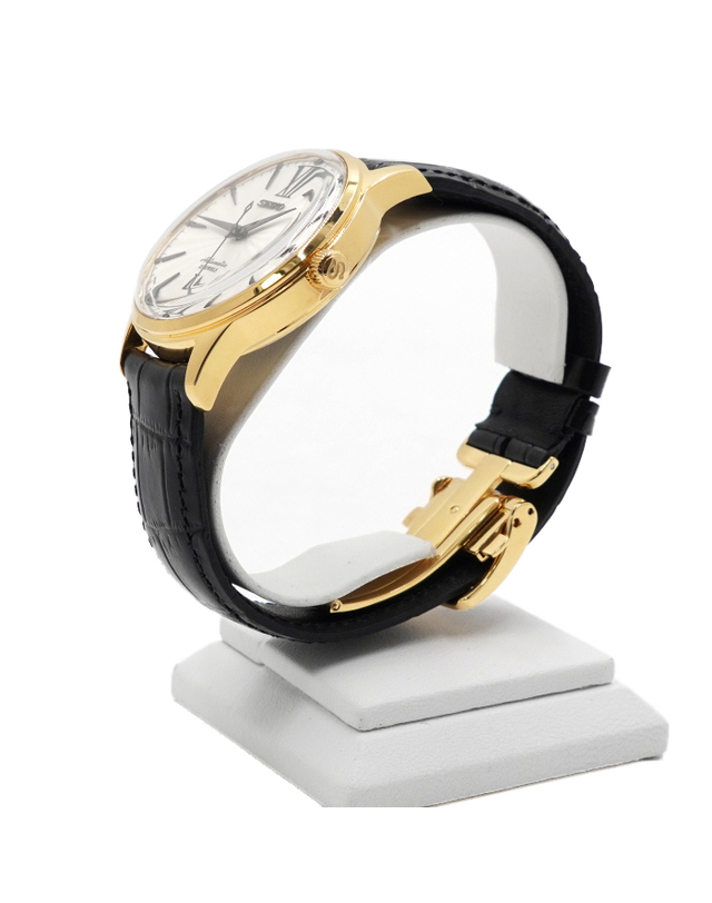 세이코 [중고명품] SEIKO(세이코) 6R15-01T0 사브 시리즈 40MM 오토매틱 가죽밴드 남성 시계aa68475 착용컷