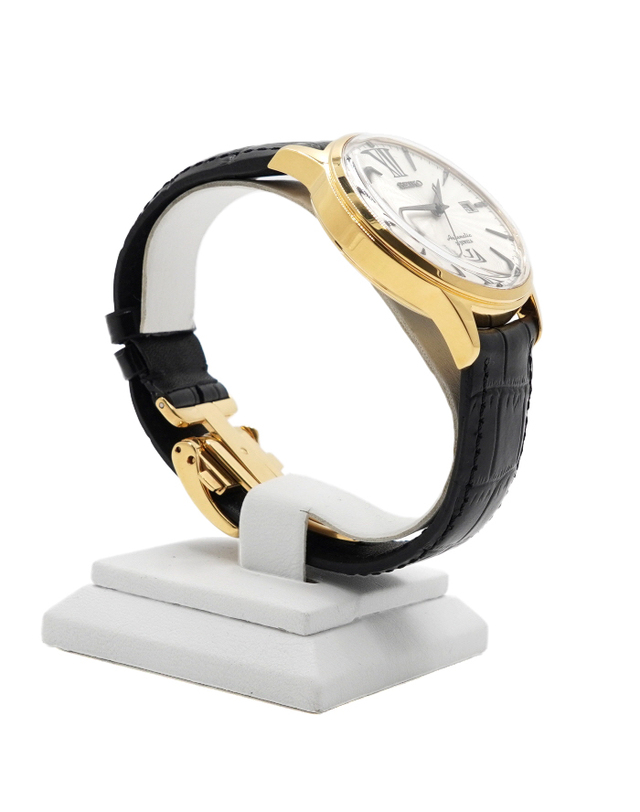 세이코 [중고명품] SEIKO(세이코) 6R15-01T0 사브 시리즈 40MM 오토매틱 가죽밴드 남성 시계aa68475 착용컷