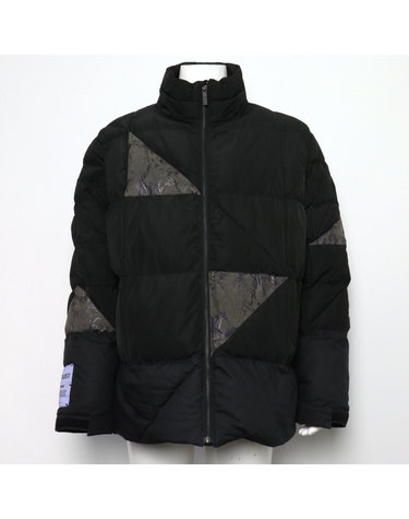 [중고명품] MCQ by Alexander Mcqueen 666171 블랙 In8 Waxed Patched Puffer 남성 패딩자켓aa67513
