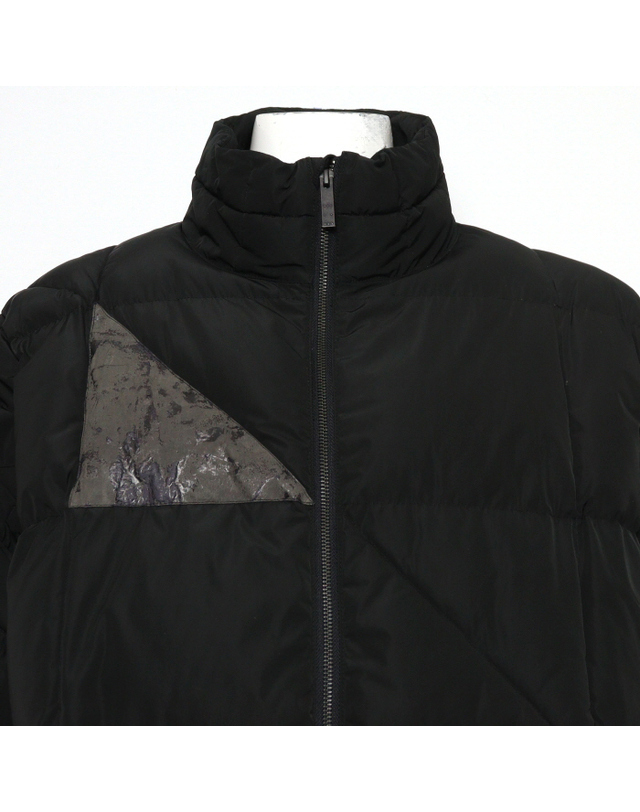 알렉산더 맥퀸 [중고명품] [중고명품] MCQ by Alexander Mcqueen 666171 블랙 In8 Waxed Patched Puffer 남성 패딩자켓aa67513 착용컷