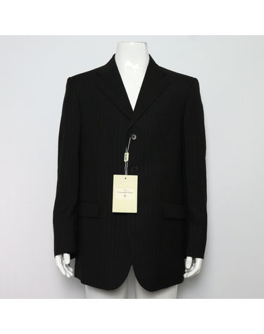 [중고명품] Ermenegildo Zegna(에르메네질도제냐) 블랙 스트레이트 3 BOTTON 남성 정장 수트 세트aa66783