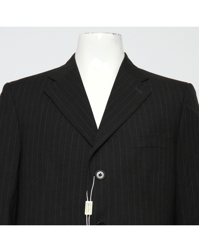 에르메네질도 제냐 [중고명품] [중고명품] Ermenegildo Zegna(에르메네질도제냐) 그레이 스트라이프 라나 울 3 버튼 레귤러 핏 남성 정장 수트 세트aa66781 착용컷