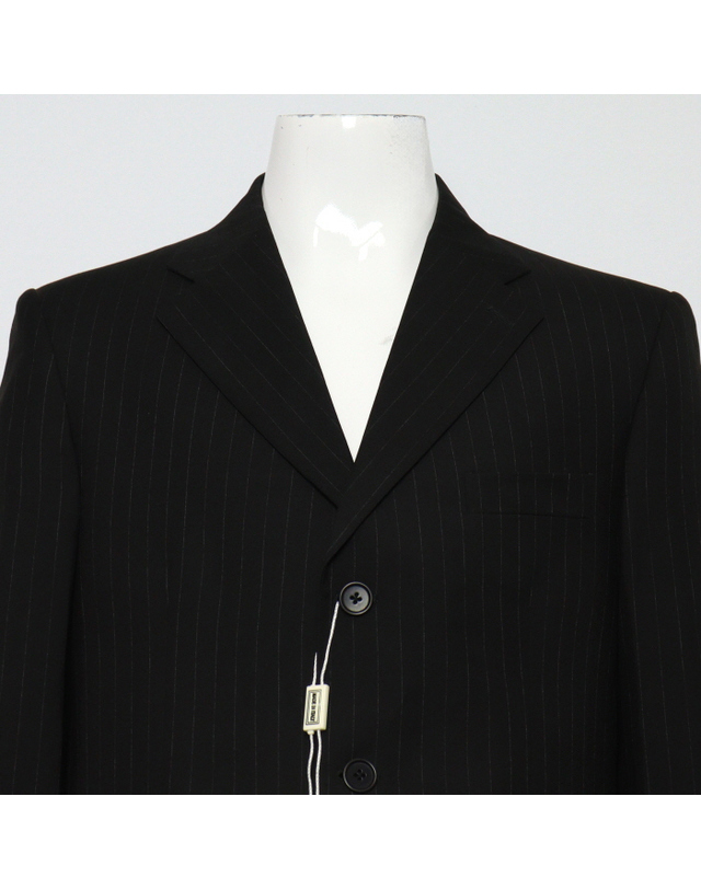 에르메네질도 제냐 [중고명품] [중고명품] Ermenegildo Zegna(에르메네질도제냐) 블랙 스트레이트 3 BOTTON 남성 정장 수트 세트aa66783 착용컷