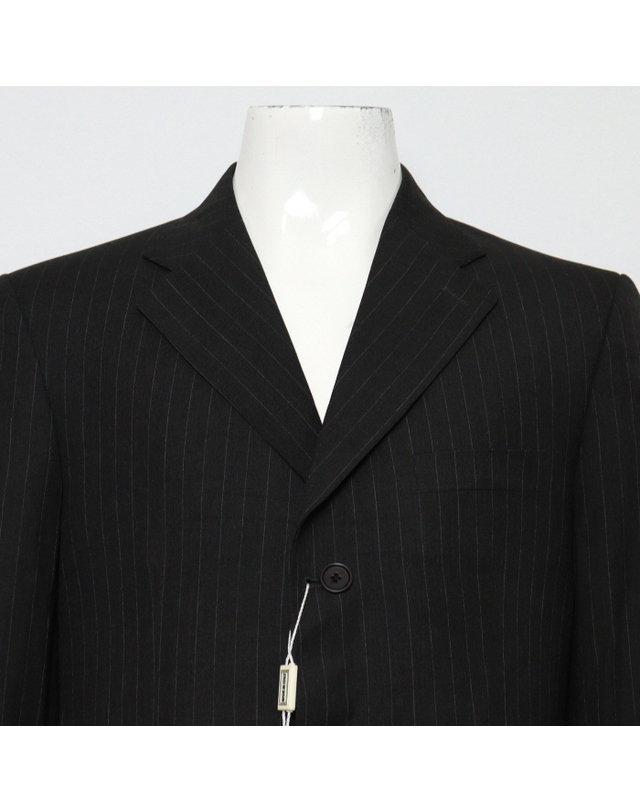 에르메네질도 제냐 [중고명품] [중고명품] Ermenegildo Zegna(에르메네질도제냐) 그레이 스트라이프 라나 울 3 버튼 레귤러 핏 남성 정장 수트 세트aa66782 착용컷