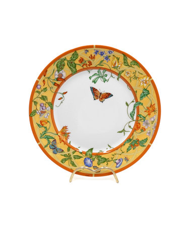 [중고명품] 에르메스 라 시에스타 플로랄 27.5cm 플레이트 접시 그릇aa55156