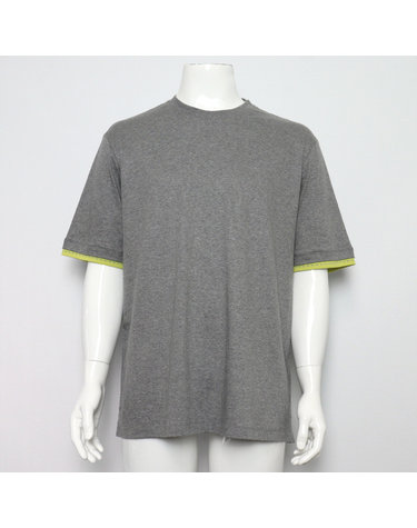 [중고명품] Hermes(에르메스) 557940HA76 파링 Piqures sellier 그리스 컬러 남성 반팔 티셔츠aa67302