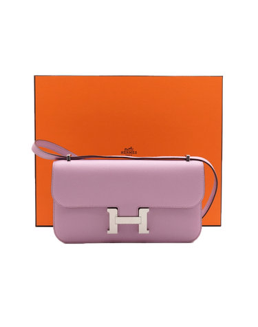 [중고명품] Hermes(에르메스) 085425CKX9 26시즌 Mauve Sylvestre 모브 실베스트레 콘스탄스 엘란25 앱송 은장 숄더백 겸 크로스백aa68245