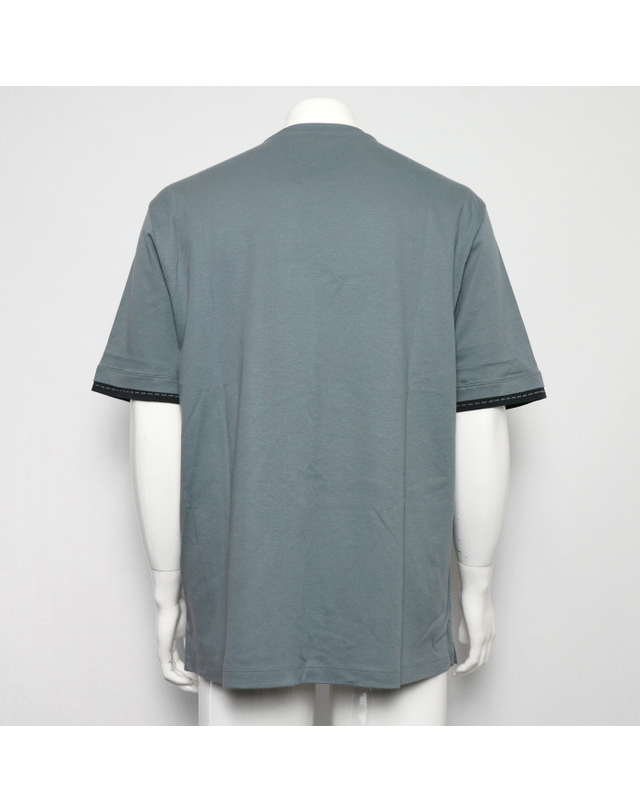 에르메스 [중고명품] [중고명품] Hermes(에르메스) H557940HA Piqures Sellier 코튼 남성 반팔 티셔츠aa67303 착용컷