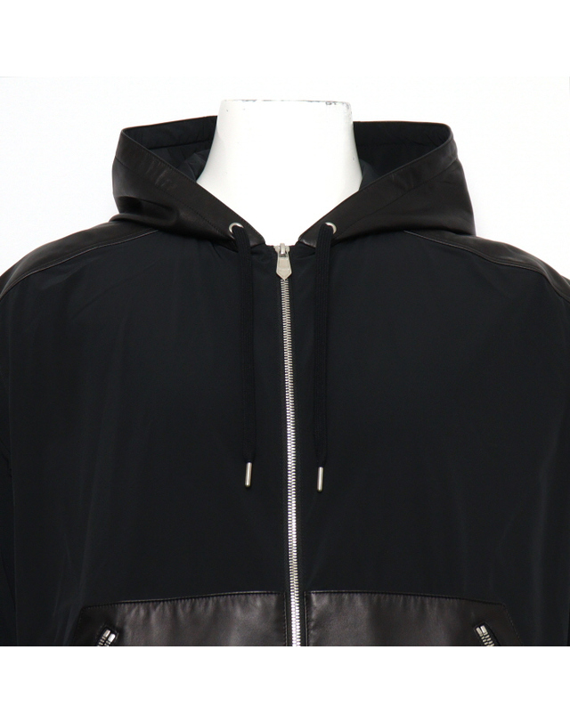 에르메스 [중고명품] [중고명품] Hermes(에르메스) H162900HJ BI-MATIERE 바이 마티에르 후드 집업 남성 자켓aa68030 착용컷