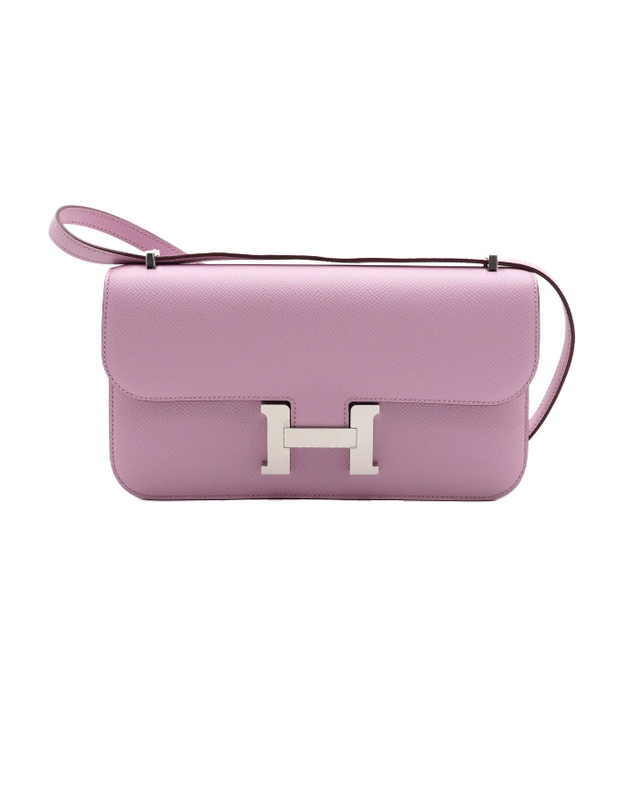 에르메스 [중고명품] [중고명품] Hermes(에르메스) 085425CKX9 26시즌 Mauve Sylvestre 모브 실베스트레 콘스탄스 엘란25 앱송 은장 숄더백 겸 크로스백aa68245 착용컷