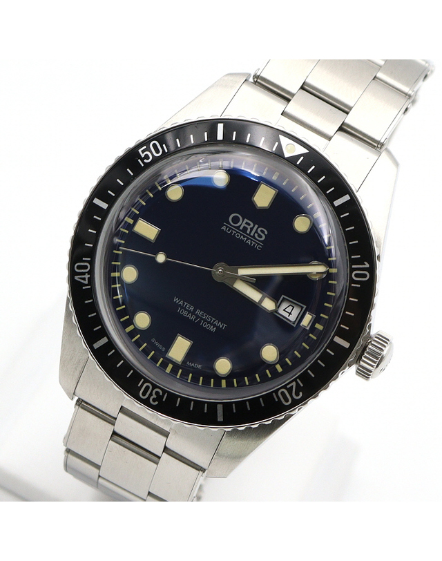 오메가 [중고명품] [중고명품] Omega(오메가) 01 733 7720 4055 Divers Sixty‑Five 식스티파이브 딥블루 42MM 스틸 남성 시계aa46974 착용컷