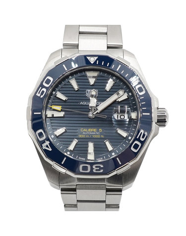 [중고명품] Tag Heuer(태그호이어) WAY201B AQUARACER 아쿠아레이서300 청판 오토매틱 43mm 스틸 남성 시계aa67702
