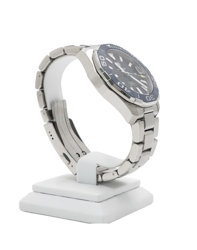 태그 호이어 [중고명품] [중고명품] 태그호이어 WAY201B AQUARACER 아쿠아레이서300 청판 오토매틱 43mm 스틸 남성 시계aa63654 착용컷